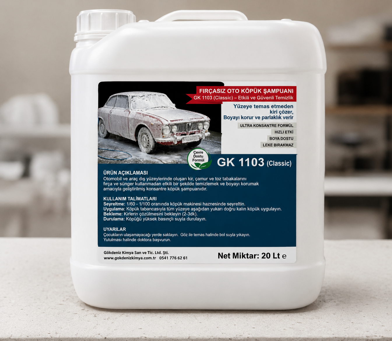 GK 1103 (Classic) – FIRÇASIZ OTO KÖPÜK ŞAMPUANI