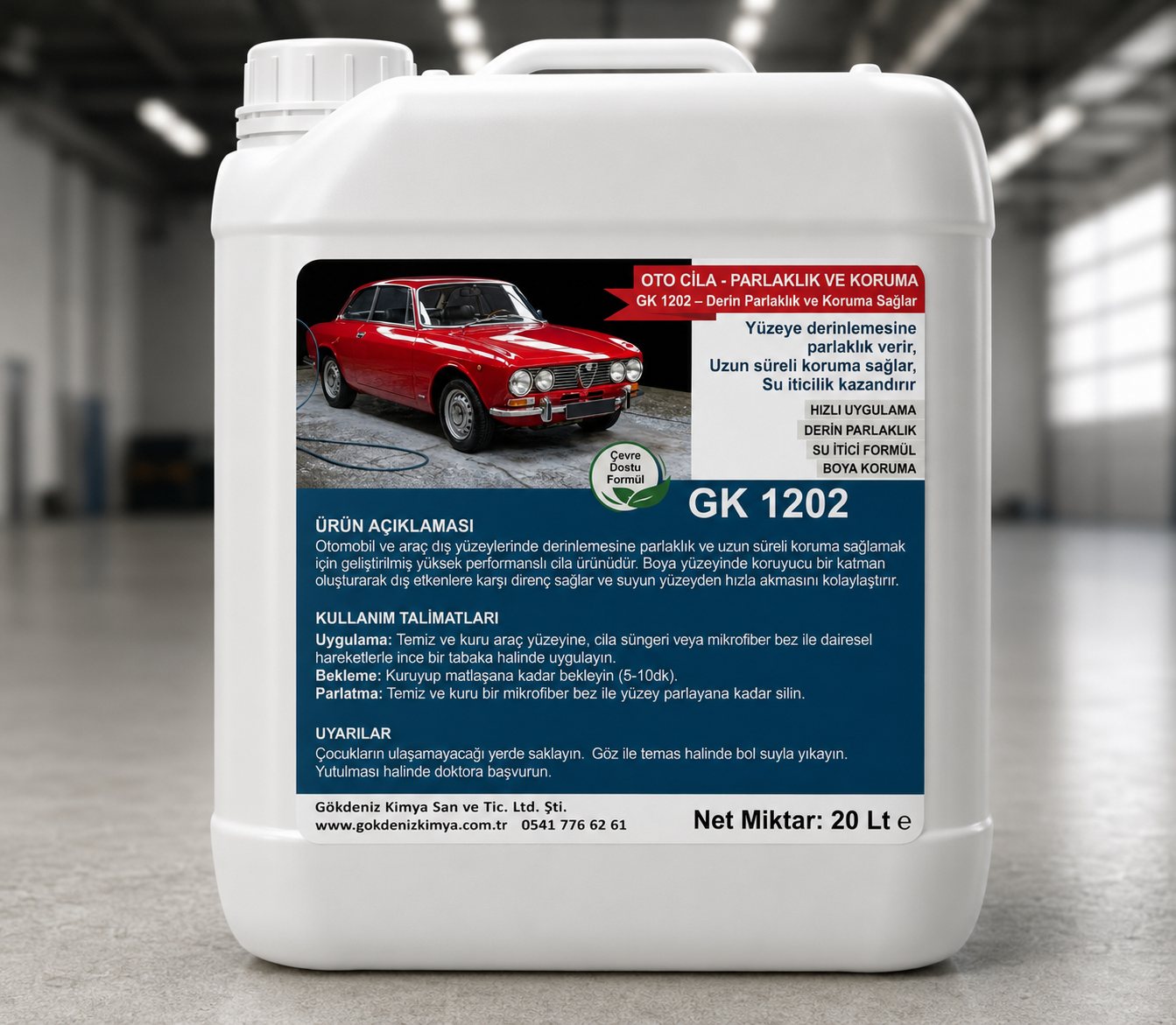 GK 1202 – OTO CİLA, PARLAKLIK VE KORUMA
