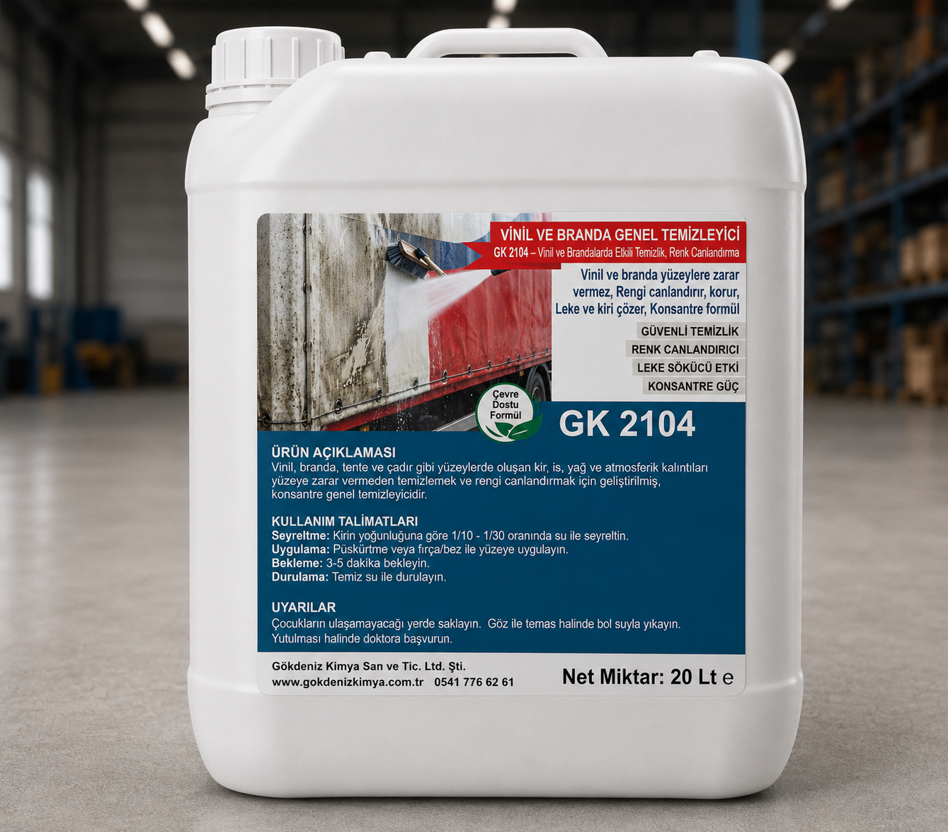 GK 2104 – VİNİL VE BRANDA GENEL TEMİZLEYİCİ