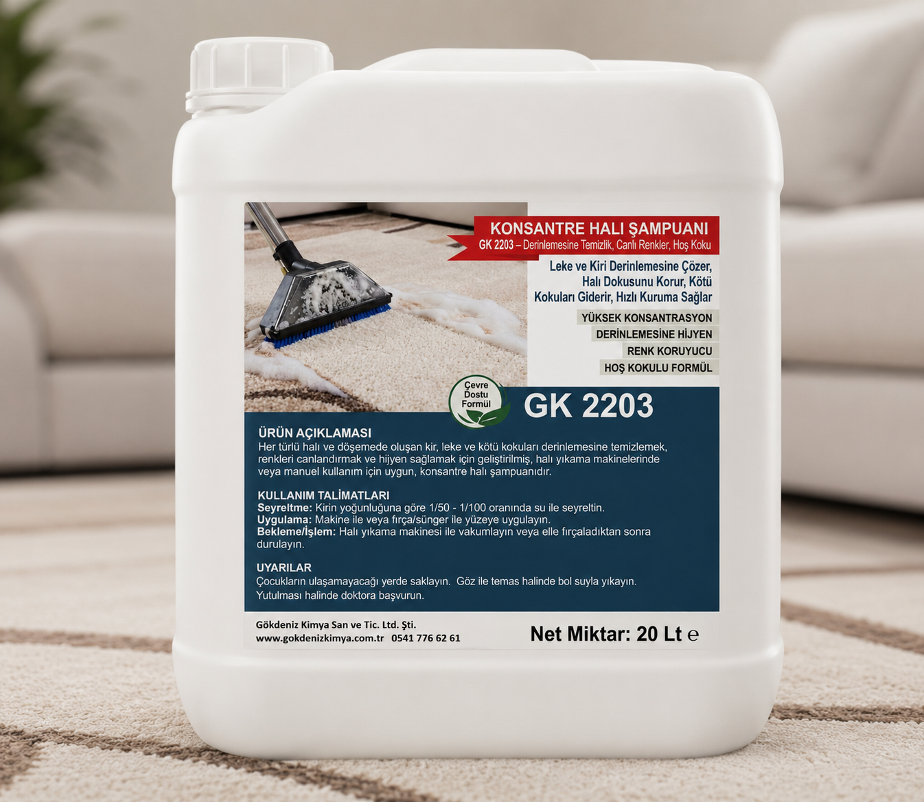 GK 2203 – KONSANTRE HALI ŞAMPUANI