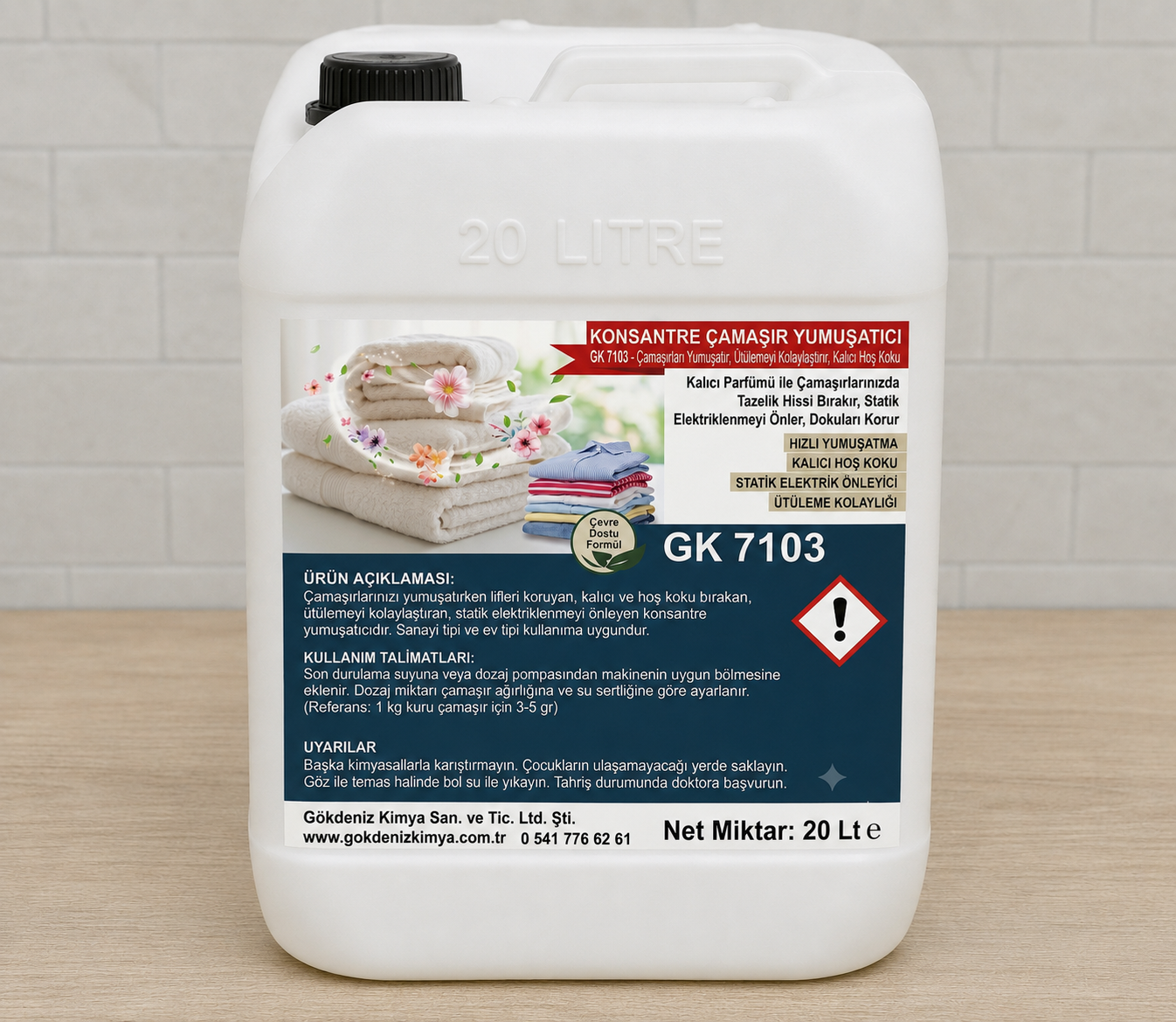 GK 7103: Konsantre Çamaşır Yumuşatıcı